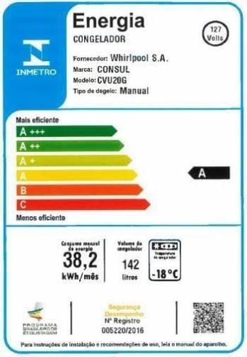 Freezer-Vertical-Consul-CVU20G-142-Litros-Branco-110V