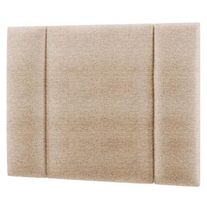 Cabeceira Modulada Solteiro 90 Cm Com Led Linho Bege Milani Store Bege