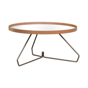 Mesa De Centro Willow 60cm - Preto Rosê