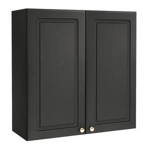 Armário Aéreo Firenze 80cm 2 Portas Chumbo - Indékes Chumbo