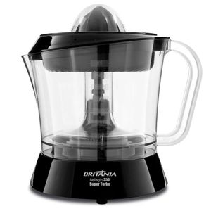 Espremedor De Frutas Britania Bellagio 350 Turbo Preto 220V