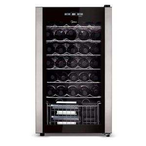 Adega Climatizada De Vinhos Midea 34 Garrafas WBB342 220V