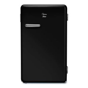 Frigobar Midea Retrô Preto Onix 95L 110V MRV10P1