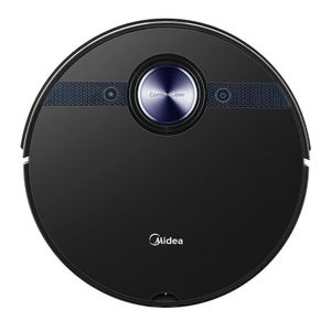 Robô Aspirador de Pó ConnectLaser M7 Passa Pano Preto Midea VRA91PB Bivolt