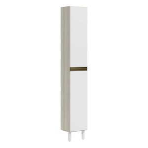 Paneleiro 2 Portas 221X35cm MDF Kali 12228 Bianco Toq Branco Uv Nicioli
