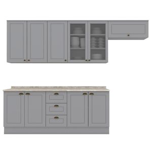 Cozinha Modulada 7 Pecas 280 cm CE791 Americana Henn