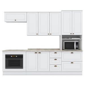 Cozinha Modulada 7 Pecas 272 cm CE790 Americana Henn