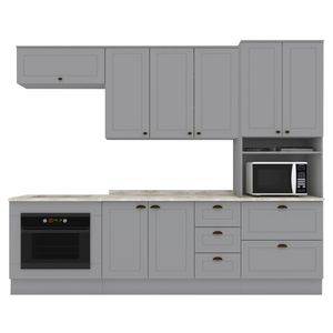 Cozinha Modulada 7 Pecas 272 cm CE790 Americana Henn