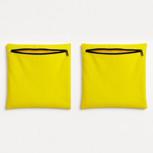 KIT 2 Capa de Almofada 42cm Decorativa Suede Sofá Poltrona
