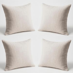 KIT 4 Almofadas Decorativas 42cm Suede Fofinha Lisa Sofá