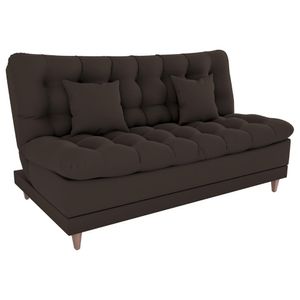 Sofa Cama 2 Lugares 185 cm Duda Veludo Light Milani Store
