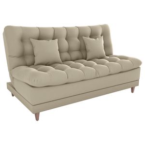 Sofa Cama 2 Lugares 185 cm Duda Veludo Light Milani Store