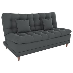 Sofa Cama 2 Lugares 185 cm Duda Veludo Light Milani Store
