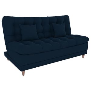 Sofa Cama 2 Lugares 185 cm Duda Veludo Light Milani Store