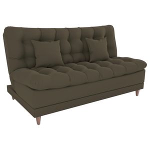 Sofa Cama 2 Lugares 185 cm Duda Veludo Light Milani Store