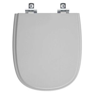 Assento Sanitário Soft Close Donna Cinza Claro Para Vaso Santamarina