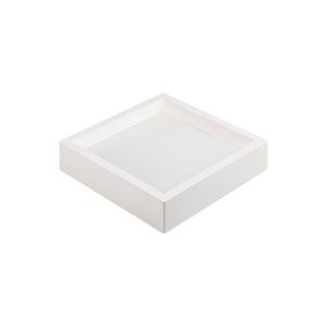 Painel De Led Nordecor Quadrado Kais De Sobrepor Recuado 18w Bivolt Branco 4000k Luz Neutra 4247