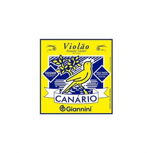 Encordoamento Para Violão Aço Geswb Com Bolinha - Série Canário - Tensão Média