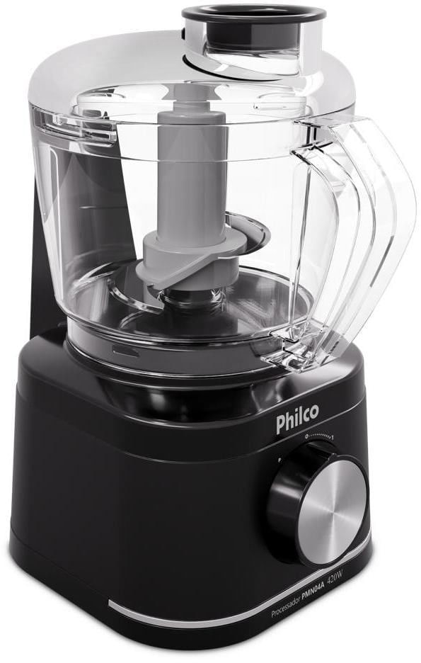 Processador De Alimentos Philco Compacto com Jarra Para 500ml  PMN04APreto 110V