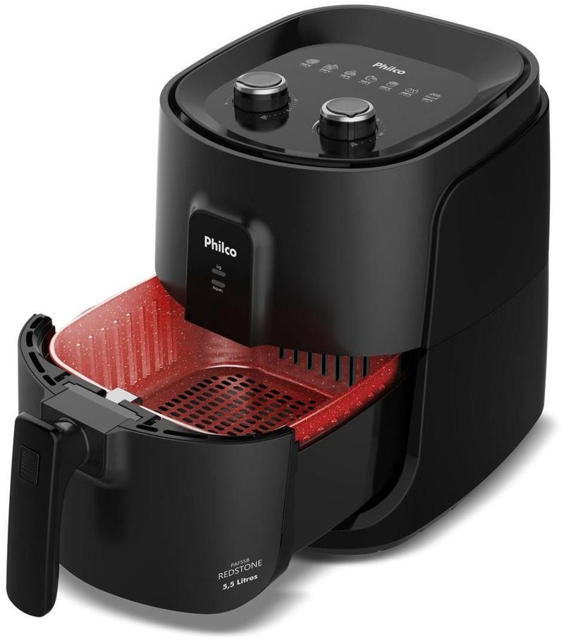 Fritadeira-Eletrica-Air-Fryer-Philco-55L-PAF55-Preto-110V