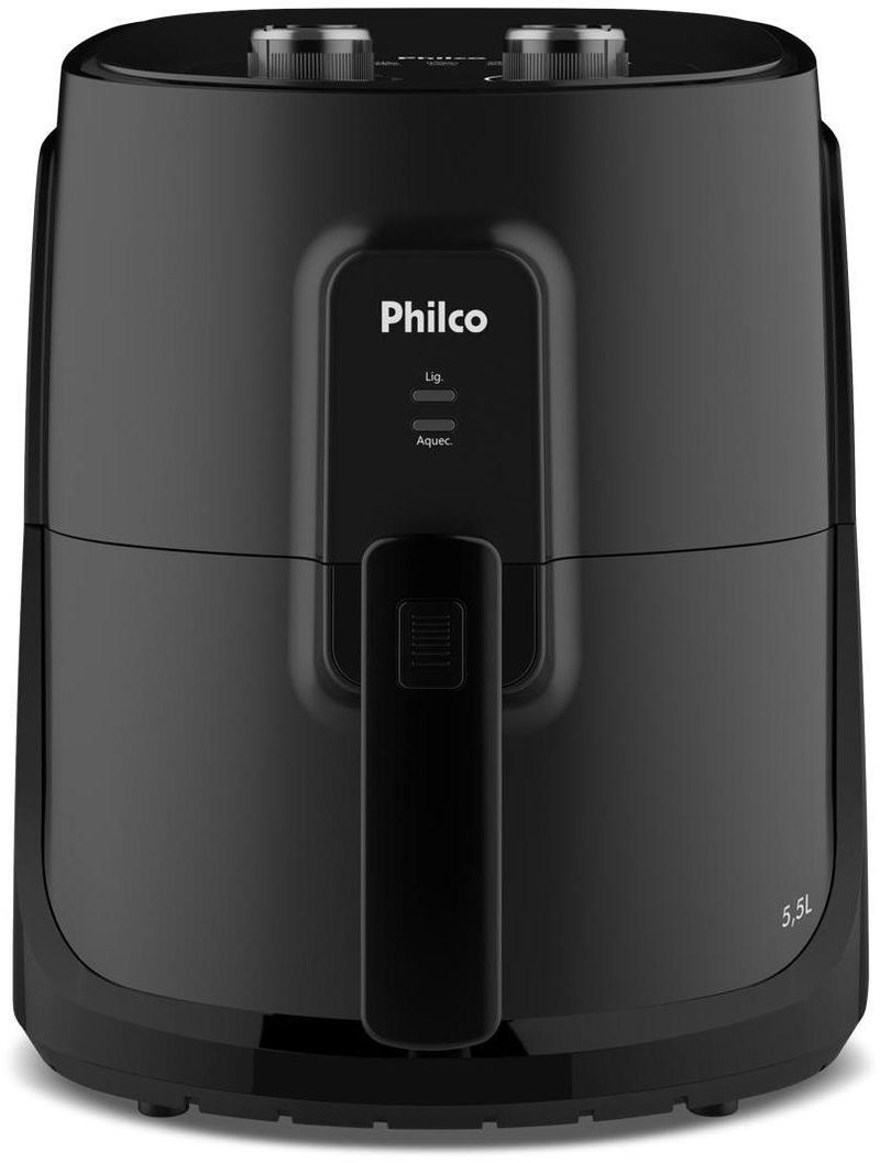Fritadeira-Eletrica-Air-Fryer-Philco-55L-PAF55-Preto-110V