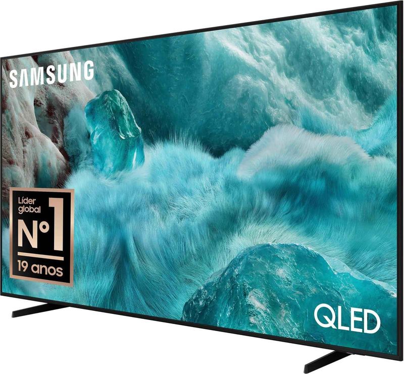 Smart TV Samsung Vision AI 85 QLED 4K Q7F 2025, Processador com AI,Xbox Cloud Gaming, 7 Anos de Atualização, Alexa integrada