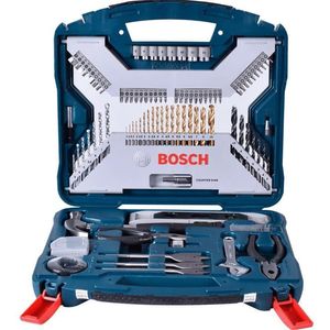 Kit de pontas e brocas em Titânio Bosch X-Line 103 Peças