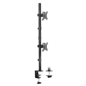 Suporte 2 Monitores Vertical Base Morsa V1224c Central Suportes