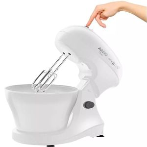 Batedeira Arno Ellegance Cheff 400w 2 Batedores Tigela 5 Litros Branca 127v