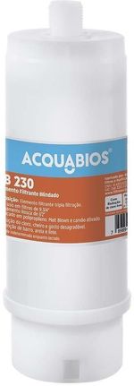 Refil Filtro de Água Para Torneira Acquabios Granular Carbon Blindado AB230 1/2 Branco-ns_156833_1