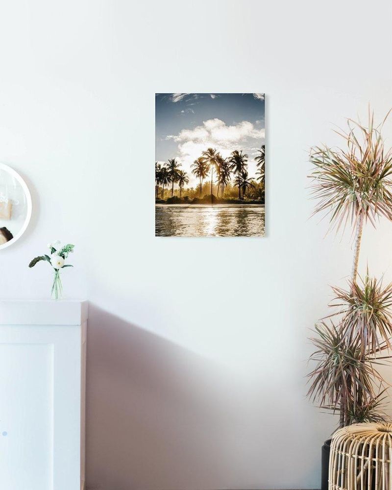 Placa Decorativa Illuminato Praia Amanhecer 29,7x42x0,6cm-ns_184260_1