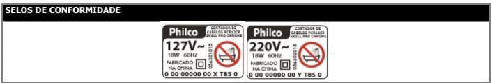 Cortador-de-Cabelos-Philco-PCR12CR-Skull-Pro-Chrome-9-Em-1-Preto-110V