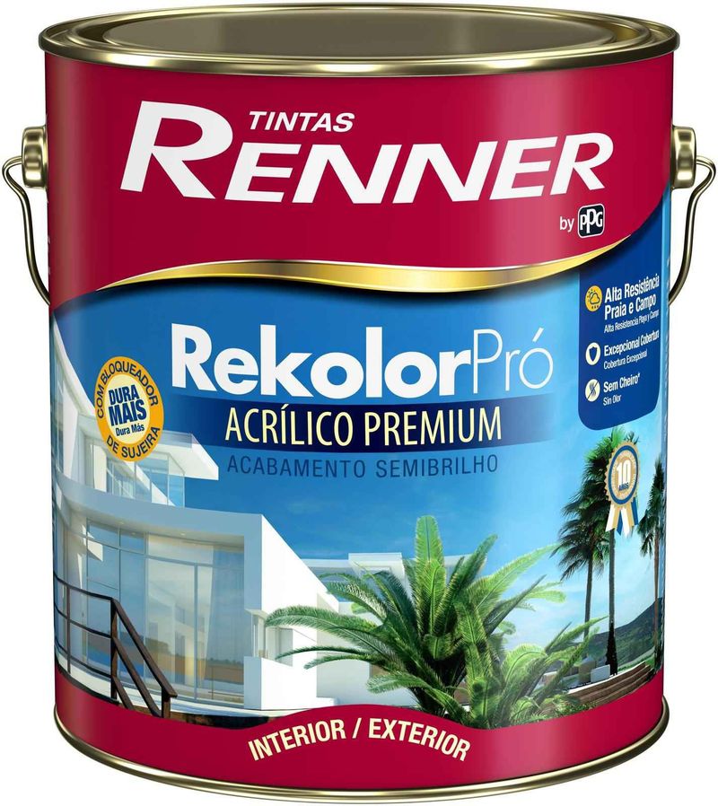 Tinta Renner Rekolor Pro Semibrilho Areia 3,6L-ns_214546_1