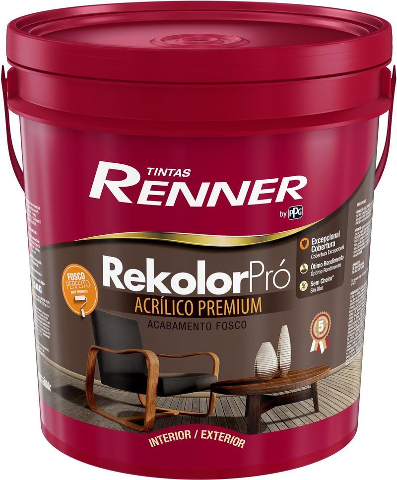 Tinta Renner Rekolor Pro Fosco Brisa Cinzenta 18L-ns_214529_1
