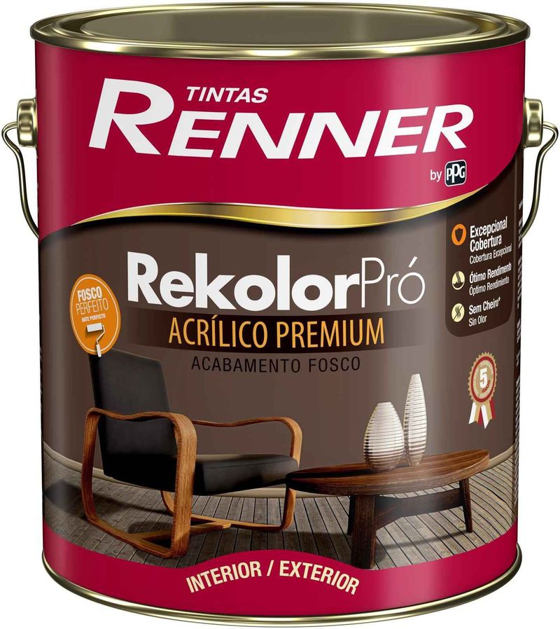 Tinta Renner Rekolor Pro Fosco Palha 3,6L-ns_214539_1