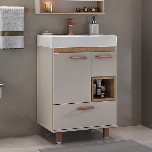 Balcão de Banheiro Fabribam Mariana com Pés 60Cm Nude / Catedral-ns_219684_1