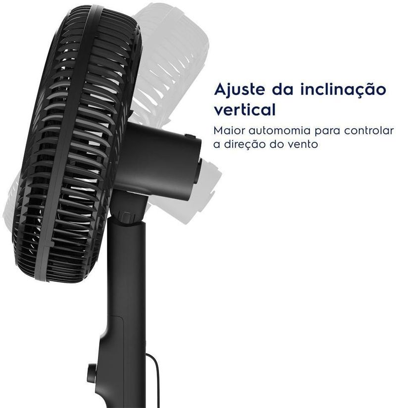 Ventilador Electrolux de Coluna EFS40 Efficient Duo Force Air + Cinza 6pás 40cm 110V Grafite-ns_223293_8