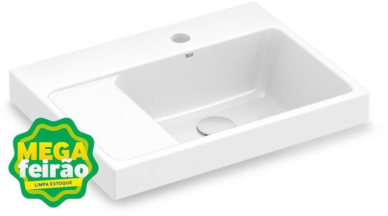 Cuba de Sobrepor Para Banheiro Incepa Retangular Optica L50 50X38 Branco-ns_148595_1