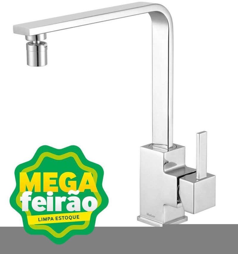Torneira Monocomando Pia Cozinha Meber de Mesa Cromado C35 AA-ns_155901_1