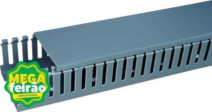 Canaleta Para Painel Elétrico Hellermanntyton Heleduct Cinza 50x50mm-ns_171033_1