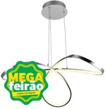 Pendente LED Wing 32W 3000K Aço e Acrílico Orluce Or1210 Cromado Bivolt-ns_173158_1