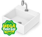 Cuba de Apoio Para Banheiro Incepa Loft Torneira Bica Baixa com Acessórios de Instalação Branca Q1-ns_174769_1