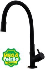 Torneira Pia Cozinha Fani de Mesa Bica Móvel Preto Fosco 116799-ns_194065_1