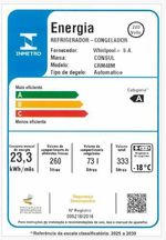 Geladeira / Refrigerador Consul CRM40MBBNA Frost Free 333 Litros Branco220V-ns_223375_6