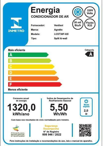Ar Condicionado Split Liv Inverter Top 30000 BTUs Agratto-ns_223438_6