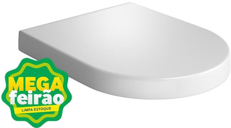 Assento Sanitário Deca Fechamento Suave Soft Close Termo Clean Duna AP236 Branco-ns_88511_1