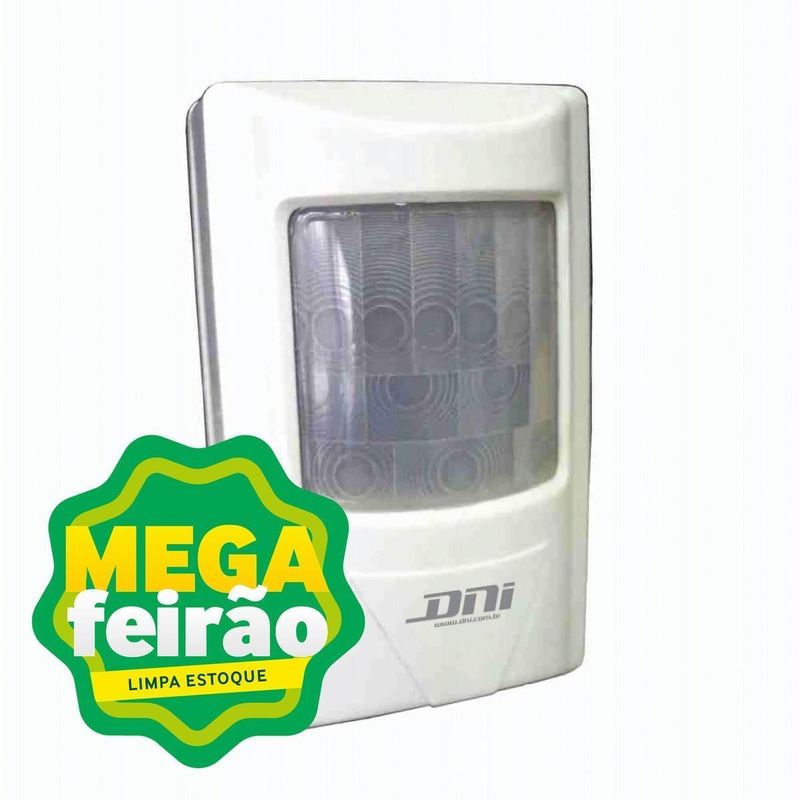 Sensor de Presença com Fotocelula Para Uso Externo e Interno em Tetos e Paredes com Chaves Dni 6020-ns_160649_1