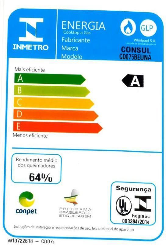 Fogão Cooktop Consul CD075BEUNA 5 Bocas Preto Bivolt-ns_224012_6