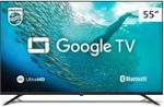 Smart TV / Televisor Philips 55 55PUG7019 Google TV 4K HDR Com Comandode Voz Sem Bordas e Chromecast Integrado Preta-ns_199566_1