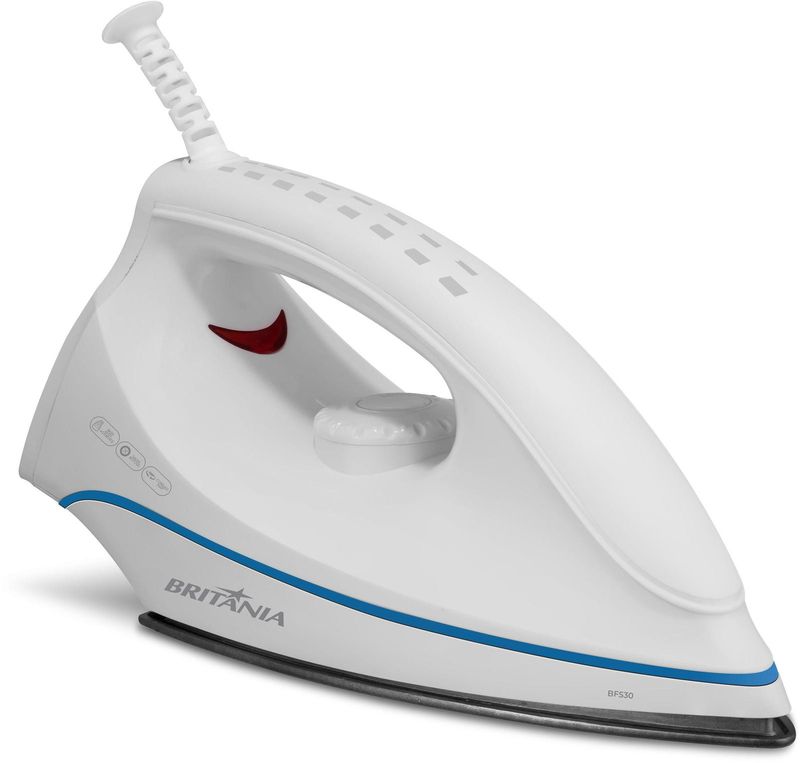 Ferro de Passar Roupa a Seco Britânia BFS30 5 Temperaturas 1250W Branco110V-ns_200786_1